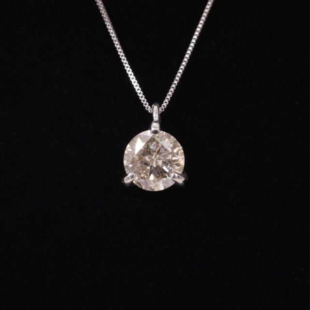 Pt1ctブラウンダイヤモンドペンダント　470373 440,000円