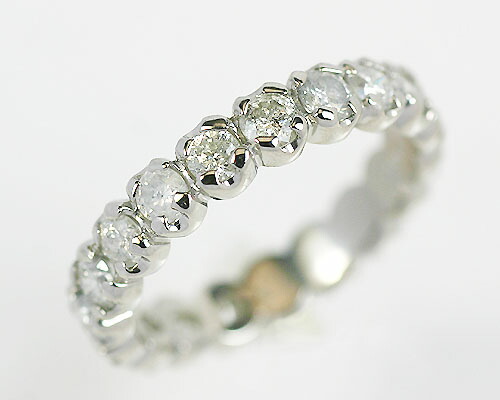 リング　ダイヤモンド　1ct　プラチナ　Pt　フル　エタニティ　フルエタ　レディース　アクセサリー　ジュエリー　ギフト　oe3776　ダイヤ