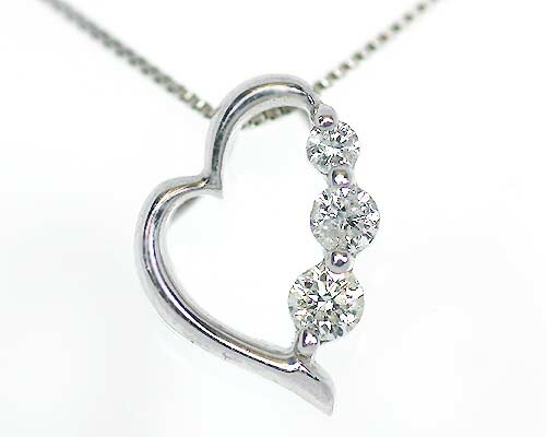 ペンダント ネックレス ダイヤモンド 0.1ct 18金 ホワイト ペンダント ネックレス ダイヤモンド 0.1ct 18金 ホワイト