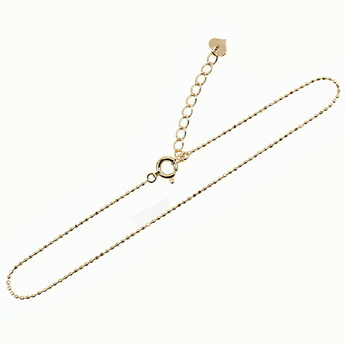 ブレスレット　地金　　18金　K18　カットボール　チェーン　レディース　アクセサリー　ジュエリー　ギフト　oe5302 24,200円