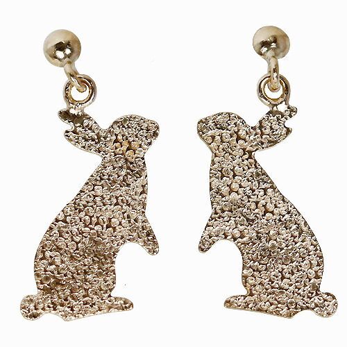 ピアス　地金　　10金　K10　うさぎ　ラビット　レディース　アクセサリー　ジュエリー　ギフト　m8329ty