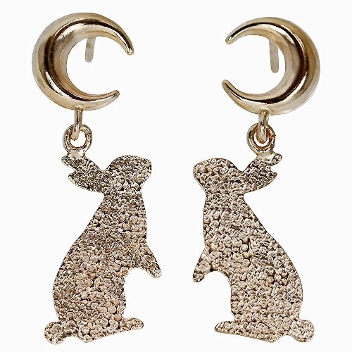 ピアス　地金　　10金　K10　うさぎ　ラビット　レディース　アクセサリー　ジュエリー　ギフト　m8334ty