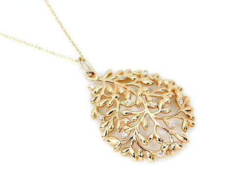 ペンダント ネックレス ダイヤモンド 0.06ct 10金 ホワイトゴールド ピンクゴールド K10 WG PG ティア ドロップ 雫 しずくの通販は