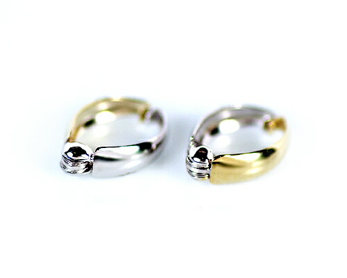 リング　地金　10金　ホワイトゴールド　K10　WG　ピアリング　レディース　アクセサリー　ジュエリー　ギフト　oe5102の通販は