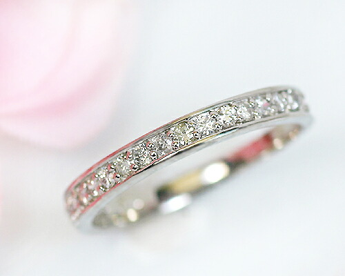 プラチナ900 ティアラ エタニティ ダイヤリング 指輪 刻印 2本