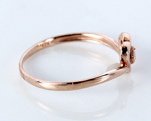 リング　ダイヤモンド　0.05ct　10金　ピンクゴールド　K10　PG　ハート　レディース　アクセサリー　ジュエリー　ギフト　ダイヤ　184271_1