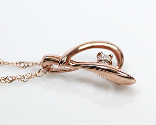 ペンダント　ネックレス　ダイヤモンド　0.03ct　10金　ホワイトゴールド　ピンクゴールド　K10　WG　PG　ハート　レディース　アクセサリー　ジュエリー　ギフト　206798　ダイヤ_1