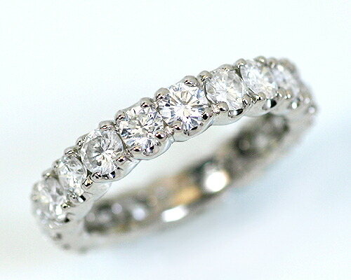 リング　ダイヤモンド　3ct　プラチナ　Pt　フル　エタニティ　フルエタ　レディース　アクセサリー　ジュエリー　ギフト　209367　ダイヤ 181,500円