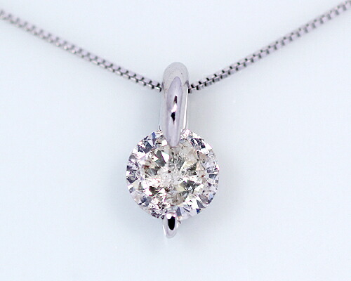 ペンダント ネックレス ダイヤモンド 0.3ct 18金 ホワイト ペンダント ネックレス ダイヤモンド 0.3ct 18金 ホワイト