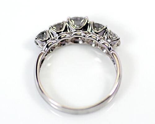 リング　ダイヤモンド　1.5ct　プラチナ　Pt　一文字　レディース　アクセサリー　ジュエリー　ギフト　tv61063　ダイヤ_1