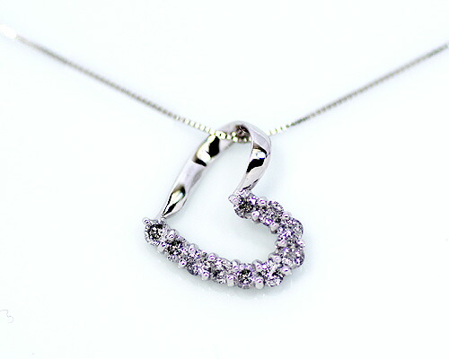 ペンダント ネックレス ダイヤモンド 0.3ct 18金 ホワイト