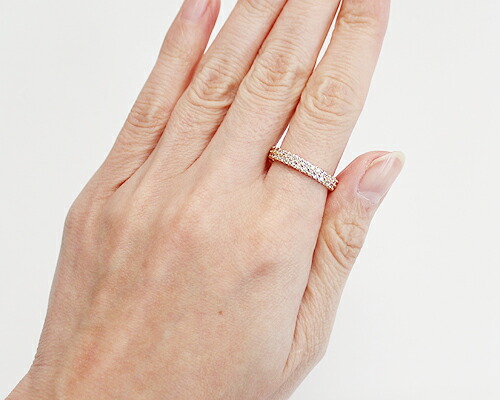 リング　ダイヤモンド　0.5ct　18金　ホワイトゴールド　ピンクゴールド　K18　WG　PG　エタニティ　レディース　アクセサリー　ジュエリー　ギフト　116731　ダイヤ_2