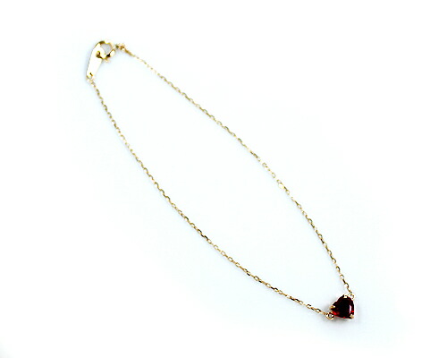 ブレスレット　ルビー　0.5ct　10金　ホワイトゴールド　ピンクゴールド　K10　WG　PG　ハート　レディース　アクセサリー　ジュエリー　ギフト　307026_1