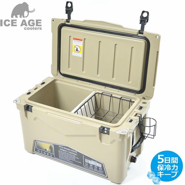 ILC045TAN アイスエイジ 45QT タン ICE AGE 42.6L【送料無料・沖縄・離島を除く】【アウトドア　キャンプ　クーラーボックス　BBQ　焼き肉】【メーカー直送】【同梱/代引不可】