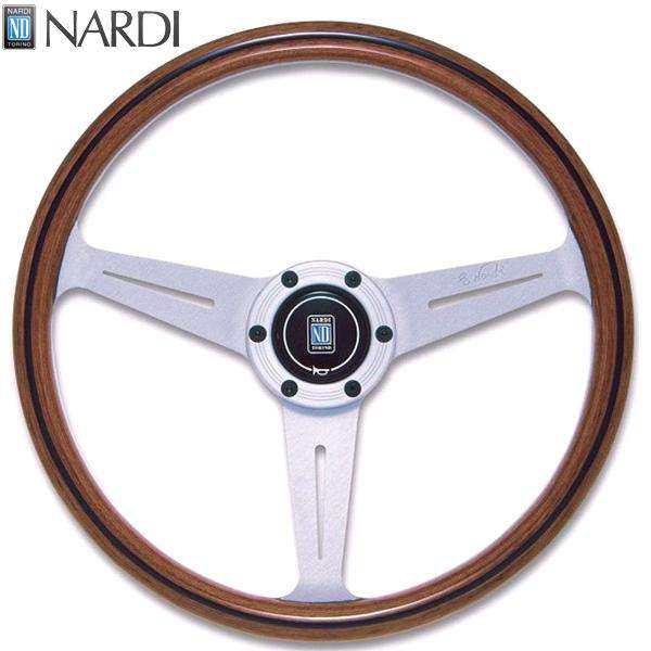 NARDI ナルディ N162 クラシック ウッド&シルバースポーク