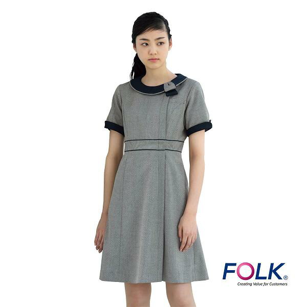 □FOLK フォーク FO25069-9 nuovoコレクション ワンピース ブラック