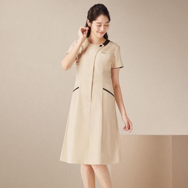 FOLK　フォーク　3026SC　nuovo　レディース　ワンピース　ブラック×バーガンディ　ヌーヴォ　お取り寄せ商品　女性用　事務服_10