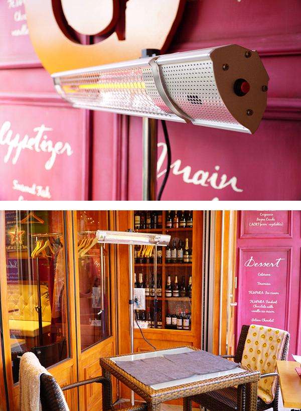 クレスター HEAT-C-101SSH フェアリー ヒーター スタンド付き 横向き