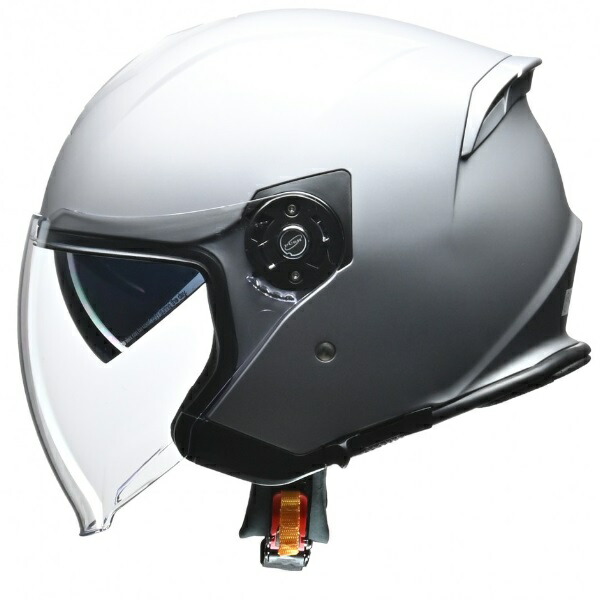 LEAD FLX インナーシールド付きジェットヘルメット マットシルバー L