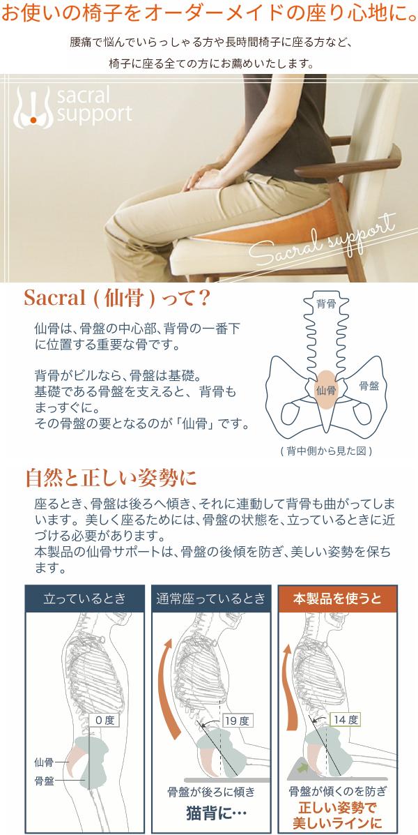 K-SSZ-154 仙骨サポート座布団　レッド×ライトグレー【送料無料(北海道・沖縄・離島を除く)】【メーカー直送】【同梱／代引不可】【丸菱工業　骨盤サポートクッション　正しい姿勢　猫背対策】_1