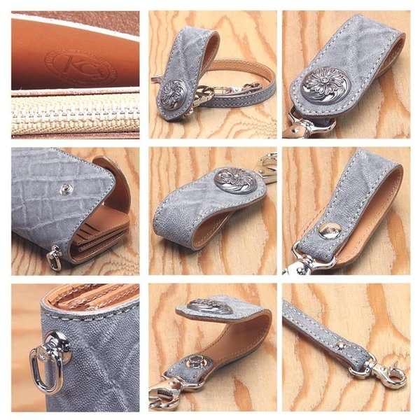 【全色欠品中】【送料無料(沖縄・離島を除く)】KC s  ケーシーズ   KPW127　アリゾナ フローラル ライダースウォレット エレファント KPW-127【お取り寄せ商品】【ケイシイズ/LEATHER CRAFT/長財布】