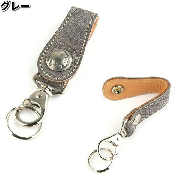 【ネコポス対応品】KC s  ケーシーズ   KPK609　キーリング　5セント　エレファント　全2カラー　KPK-609【ケイシイズ/LEATHER CRAFT/鍵/キーケース】【お取り寄せ商品】_1