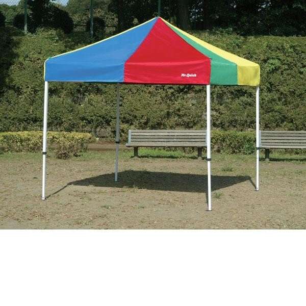 Mr Quick　ミスタークイックT-22　スチールアルミ複合タイプ　クイックテント　フルセット【送料無料(北海道・沖縄・離島を除く)】【メーカー直送品】【同梱/代引き不可】【簡単テント/一体式テント/イベント用テント/災害用テント】