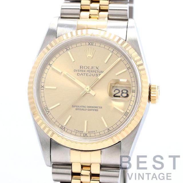 【中古】ROLEX OYSTER PERPETUAL DATEJUST ロレックス オイスターパーペチュアル デイトジャスト 16233の通販は