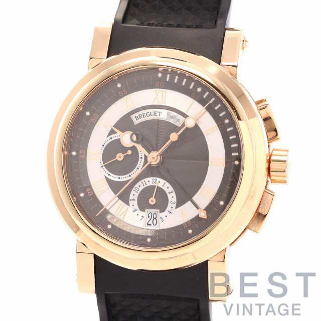 【中古】BREGUET MARINE CHRONOGRAPH ブレゲ マリーン クロノグラフ 5827BR/Z2/5ZUの通販は