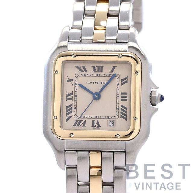 【中古】CARTIER PANTHERE CLASSIQUE ET FIGARO MEDIUM MODEL 1ROW カルティエ パンテール クラシック &amp; フィガロ MM 1ロウ W25028B5