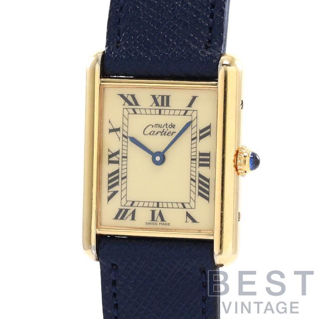 【中古】CARTIER MUST TANK LARGE MODEL VERMEIL カルティエ マスト タンク LM ヴェルメイユ W1002753 262,350円