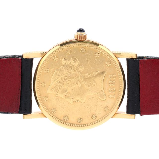 【中古】CORUM COIN WATCH 1883 10 DOLLARS LIBERTY HEAD TYPE 3 WITH MOTTO コルム コインウォッチ 1883 10ドル リバティヘッド タイプ3 ウィズ モットー -の通販は