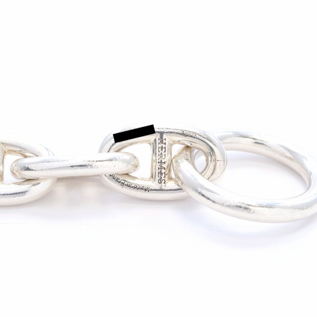 【中古】HERMES CHAINE D’ANCRE BRACELET MM 16PIECES エルメス シェーヌダンクル モアイヤンモデル 16コマ -の通販は