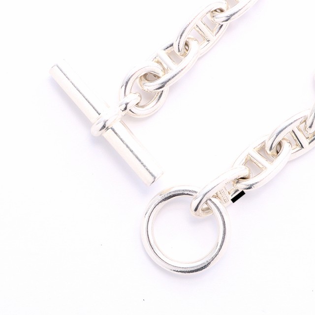 【中古】HERMES CHAINE D’ANCRE BRACELET MM 16PIECES エルメス シェーヌダンクル モアイヤンモデル 16コマ -の通販は