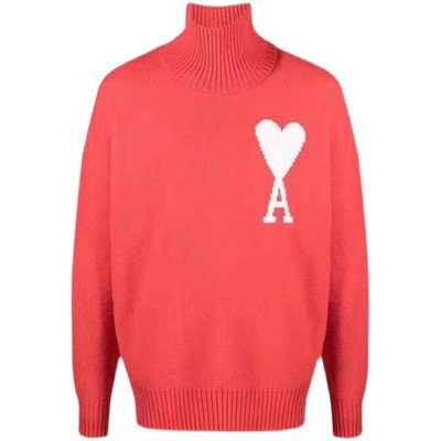 ★ami paris セーター ニット ハートロゴクルーネックニット メンズ レディース ユニセックス アミパリス セーター ニット 秋 冬  紳士｜au PAY マーケット