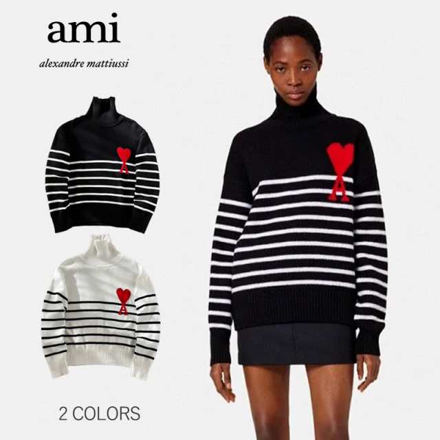 ☆AMI PARIS アミパリス ☆ニット ハイネック 男女兼用 メンズ レディース セーター アミパリ ami Paris トップス ニット 秋 冬  男女の通販はau PAY マーケット - ワタシリパブリック | au PAY マーケット－通販サイト