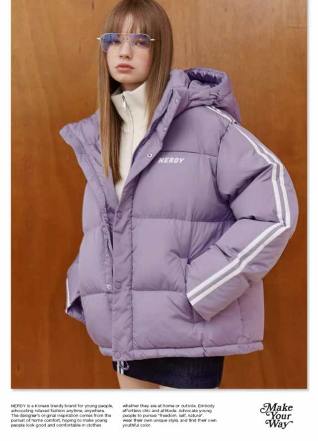 ノルディ アウター NERDY メンズ レディース NY DOWN JACKET NY ダウン