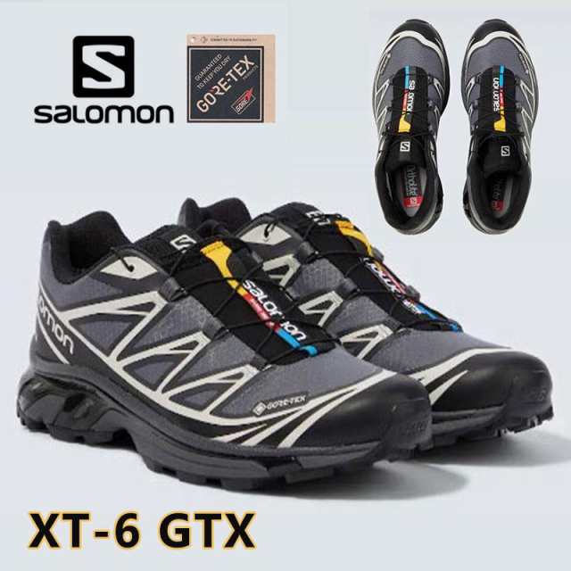 SALOMON サロモン トレイルランニング スニーカー ハイキング トレイルランニング シューズ 靴 山登り 男女兼用 ブラック XT-6  GTX｜au PAY マーケット
