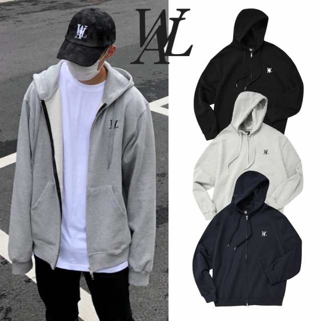 ★ ウアロン パーカ WOOALONG Signature Hood Zip-up シグネチャー フーディー ジップアップ 全3色SD1DHZ101  ウェア男女兼用 ｜au PAY マーケット