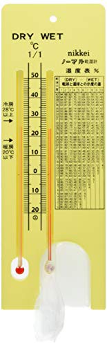 日計の乾湿計 - 温度計