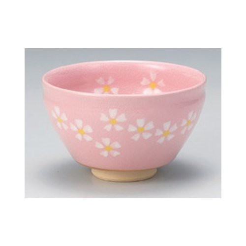 小花天目型ピンク 抹茶碗 小花天目型ピンク小茶碗 [10.5 x 6.5cm] 料亭 旅館 和食器 飲食店 業務用
