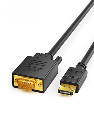 ブラック 3M DP T0 VGA Displayport VGA 変換 ケーブル