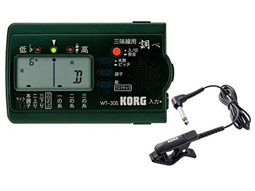 KORG (コルグ) 三味線 専用チューナー 調べ WT-30S コンタクトマイク