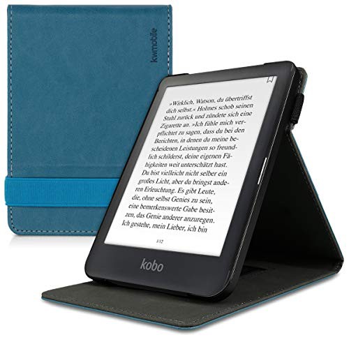 翡翠色 kwmobile 対応: Kobo Clara HD ケース - リストストラップ と