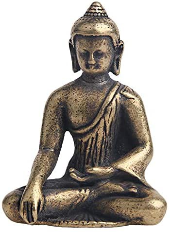 極小仏像 釈迦如来像 真鍮釈迦牟尼仏坐像 銅製仏像 仏教美術品