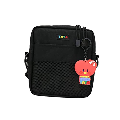 ソロモン商事 BT21 黒モバイルバッグ (TATA) MOBILE BAG BT21-MPD-TT