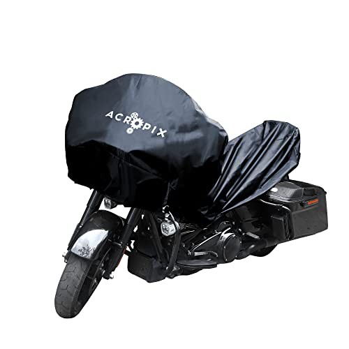 ACROPIX バイクカバー バイク用車体カバー バイクハーフカバー 収納