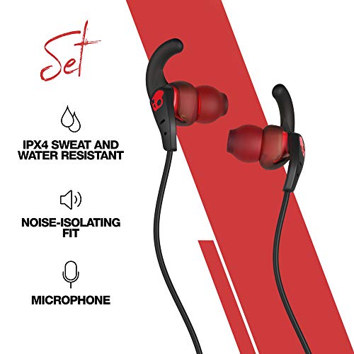 SkullCandy SET ブラックレッド S2MEY-L634 カナル型イヤホン