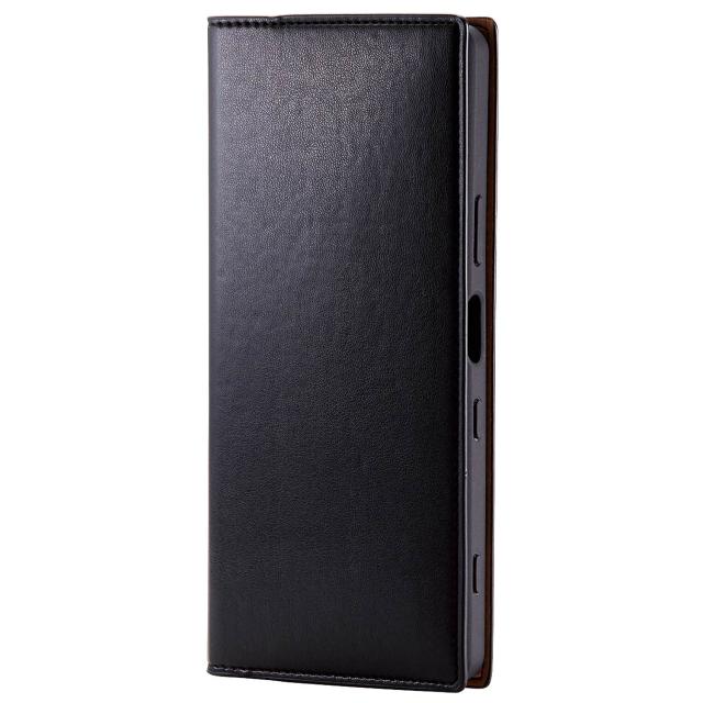 エレコム Xperia 1 III レザーケース 手帳型 RICERCA(Coronet) ブラック PM-X212PLFYILBKの通販は
