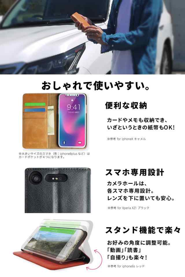 NeedNetwork iPhone 13 用 ケース 手帳型 本革レザー スマホケース アイフォン 用 耐衝撃 カードホルダー スタンド カバー マグネットなしの通販は
